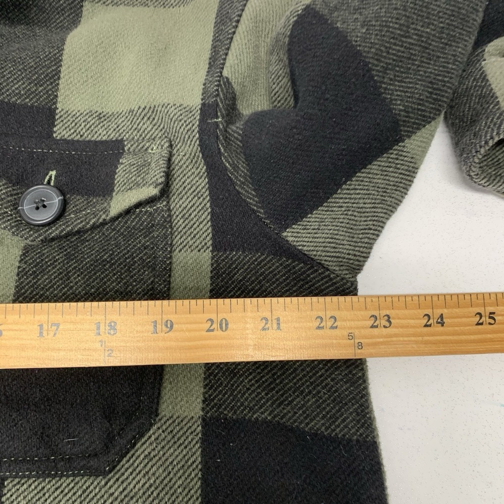 Lucky Brand Oversized Schaket Shirt Jacket Buffalo Plaid 100% Cotton Woman Small - Picture 7 of 8